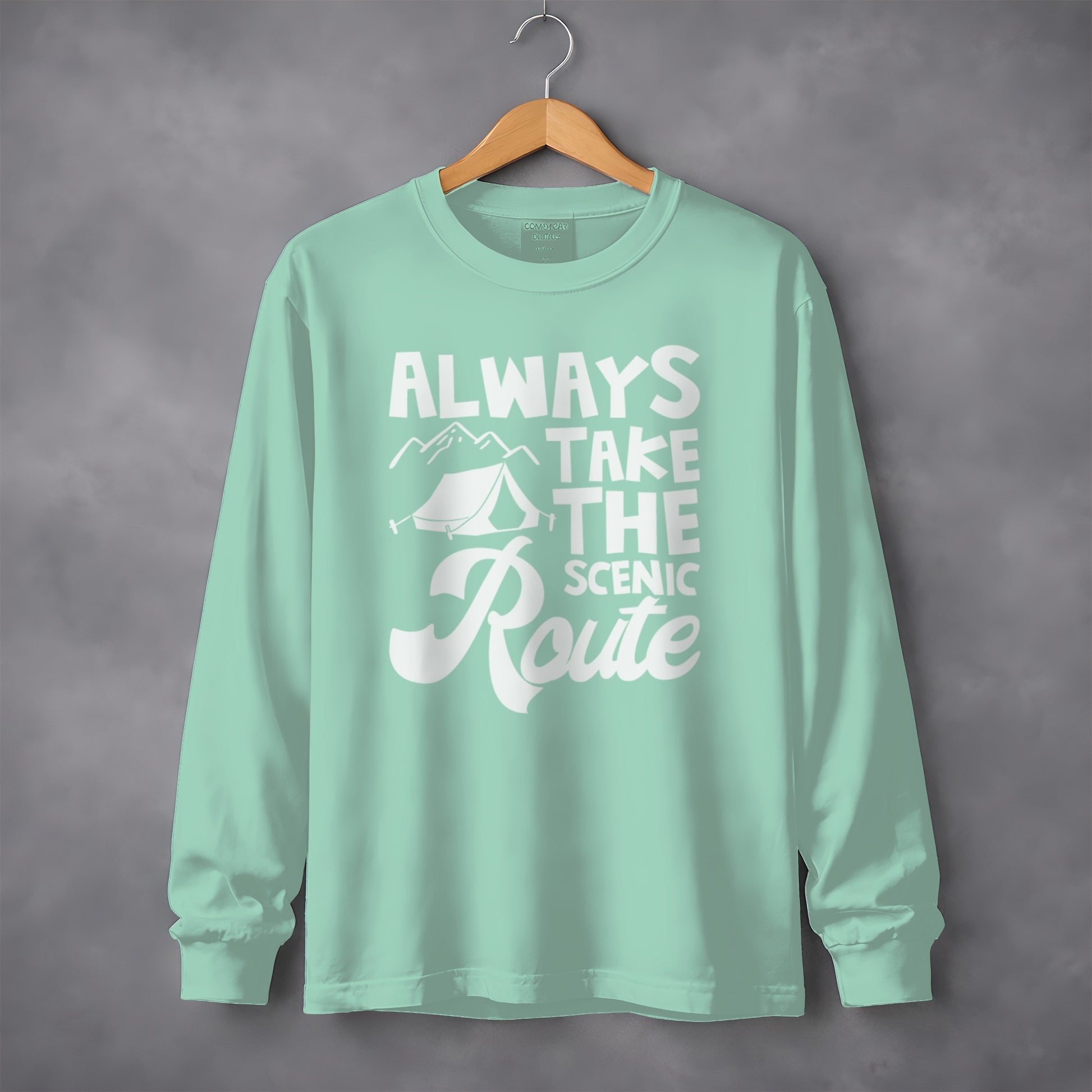Always Take the Scenic Route Graphic Shirt