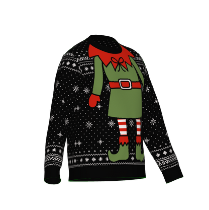 Elf Sweater - Ultra-Soft Jacquard Knit Crew Neck