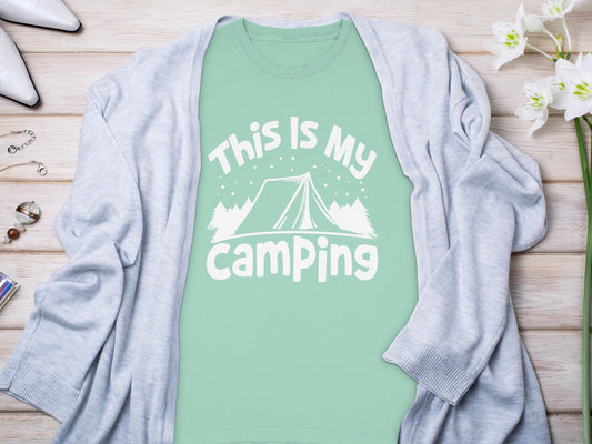This Is My Camping Graphic Tee Camping Shirt Product