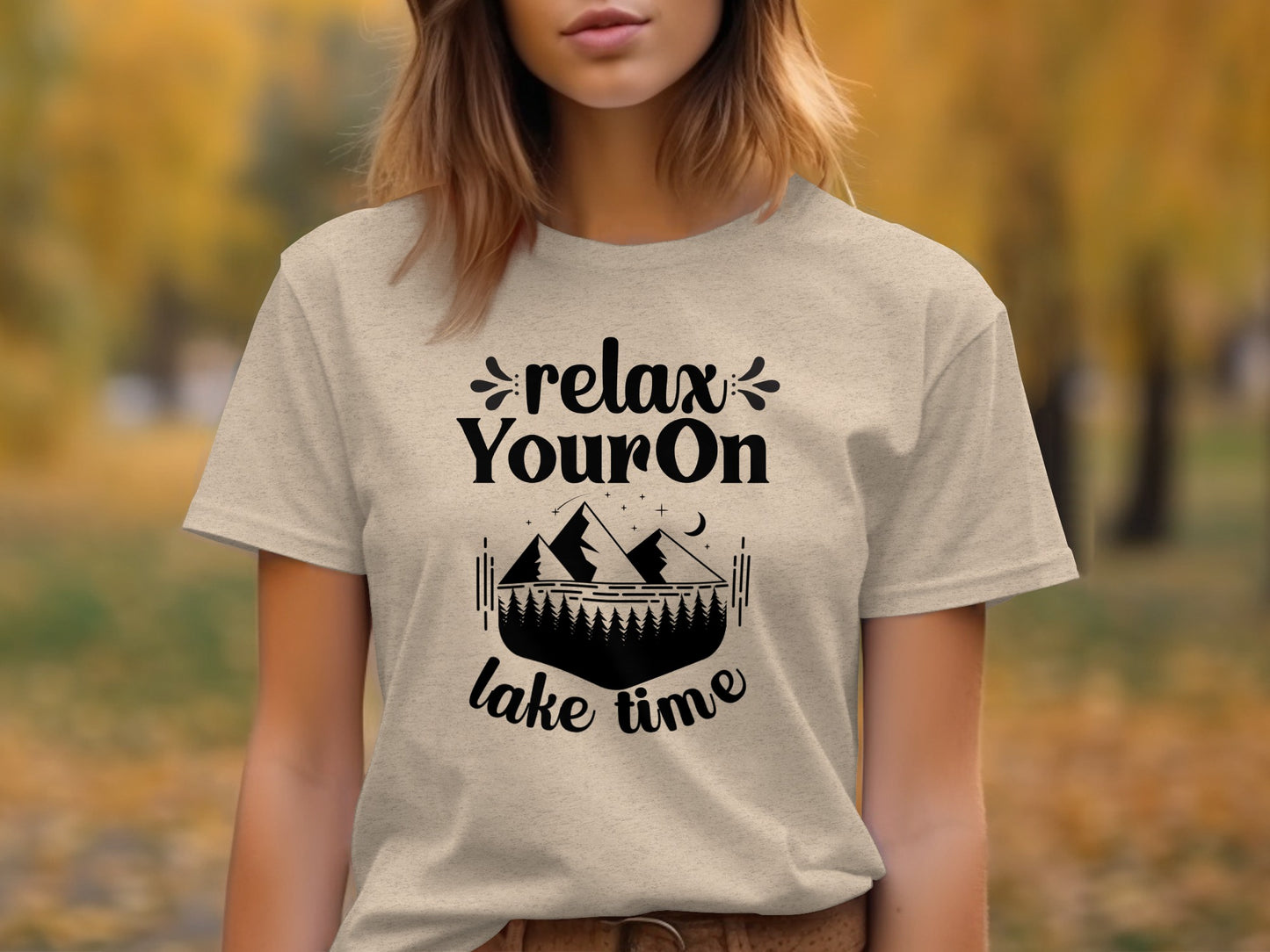 Relax Your On Lake Time Camping Outdoors Nature T-Shirt T-Shirt - Outdoor & Adventure Collection - Mile Marker 16 Gear by Cloud 16 Clothing Co.