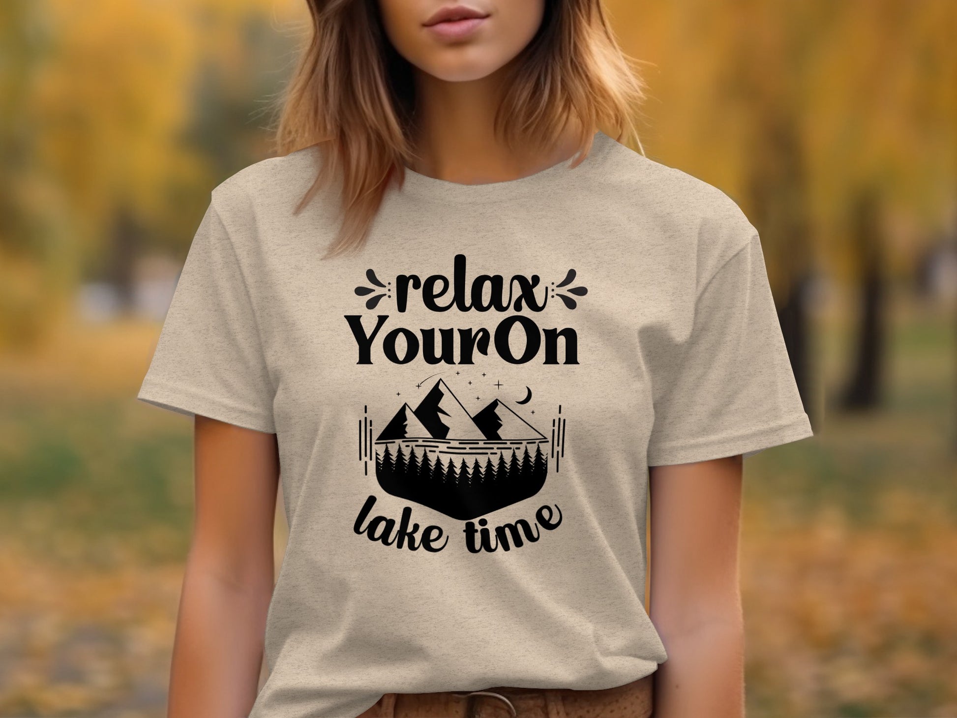 Relax Your On Lake Time Camping Outdoors Nature T-Shirt T-Shirt - Outdoor & Adventure Collection - Mile Marker 16 Gear by Cloud 16 Clothing Co.