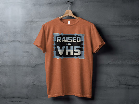 Raised On VHS Graphic Tee Retro Design