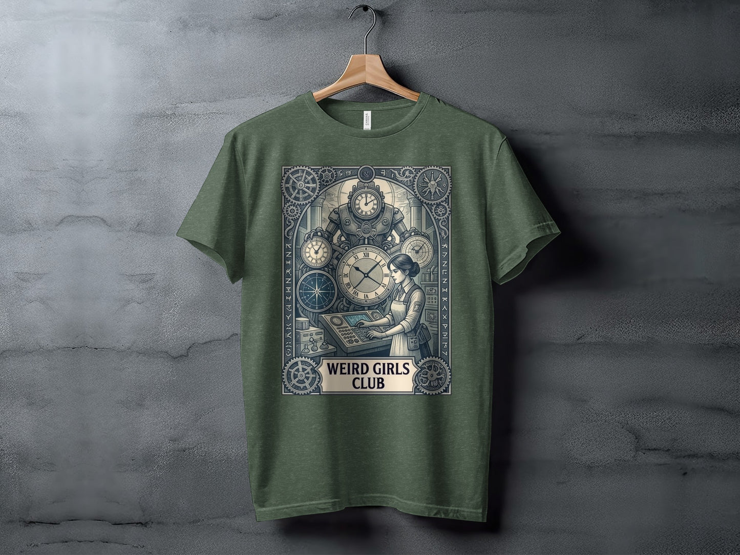 Weird Girls Club Steampunk Inventor T-Shirt - Black Label Series