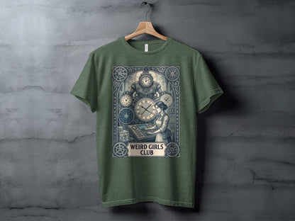 Weird Girls Club Steampunk Inventor T-Shirt - Black Label Series