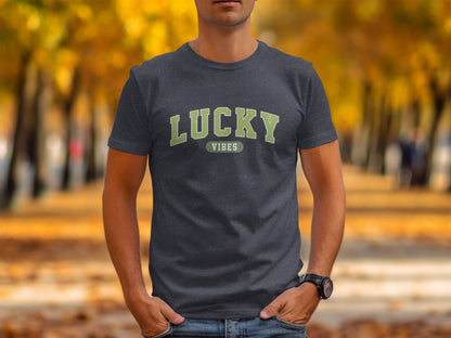 Lucky Vibes Graphic T-Shirt for Positive Inspiration