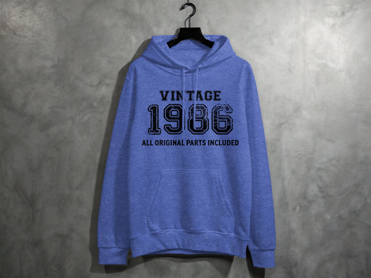Vintage 1986 All Original Parts Included Hoodie