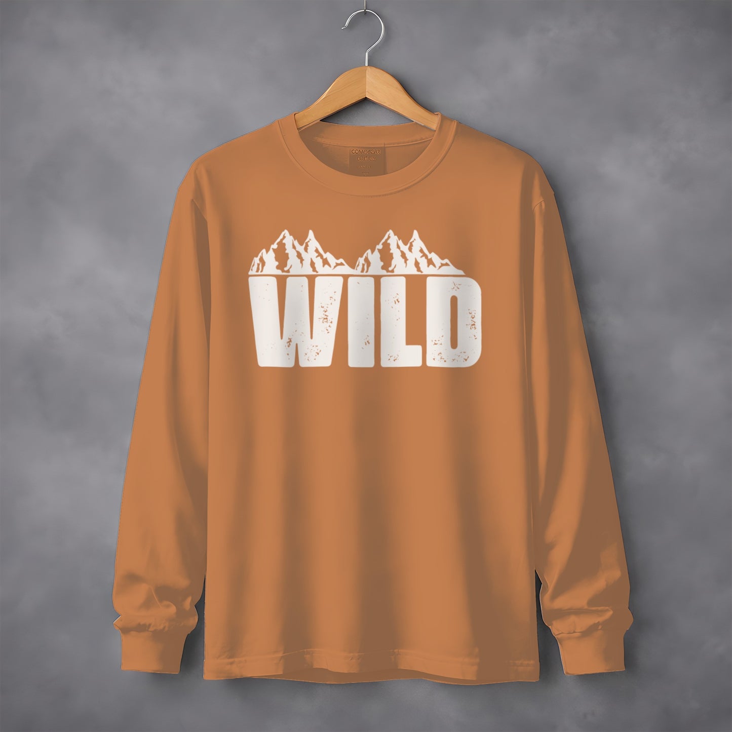 Wild Mountains Graphic Long Sleeve Shirt