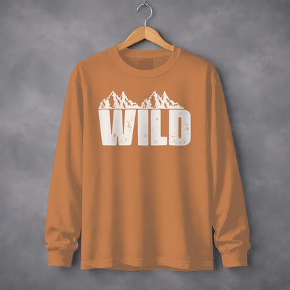 Wild Mountains Graphic Long Sleeve Shirt