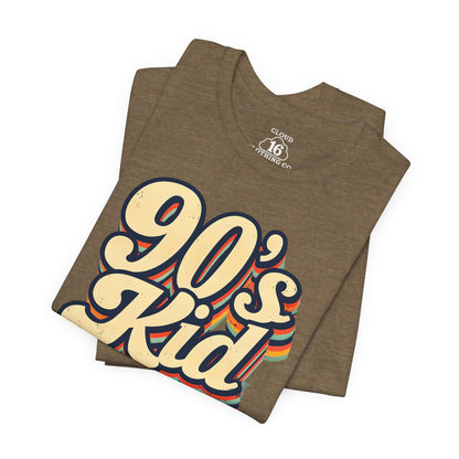 90s Kid Unisex T-Shirt - Vintage Retro Throwback Tee