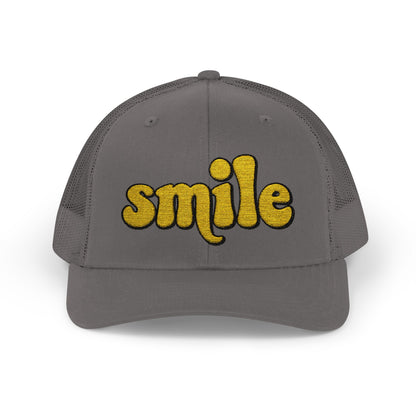 Sparkling Smile Snapback Trucker Cap - Premium Summer Hat for Festivals & Everyday Wear