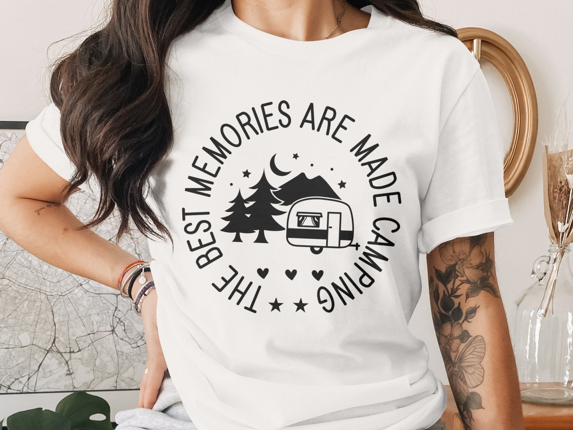 The Best Memories are Made Camping T-Shirt T-Shirt - Outdoor & Adventure Collection - Mile Marker 16 Gear by Cloud 16 Clothing Co.