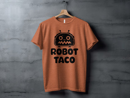 Robot Taco Graphic Tee with Fun Robot Design