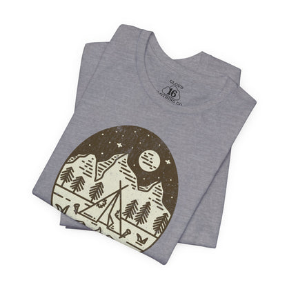 Built For Adventure Unisex Tee - Outdoor Hiking Camping Shirt