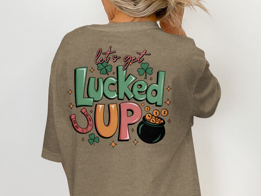 Scrappy Malone's Bar Art, Irish Bar Sign, Shamrock Clover Design, Irish Pub Decor T-Shirt - Scrappy Malone's Bar 100-Proof Humor - Cloud 16 Clothing Co.