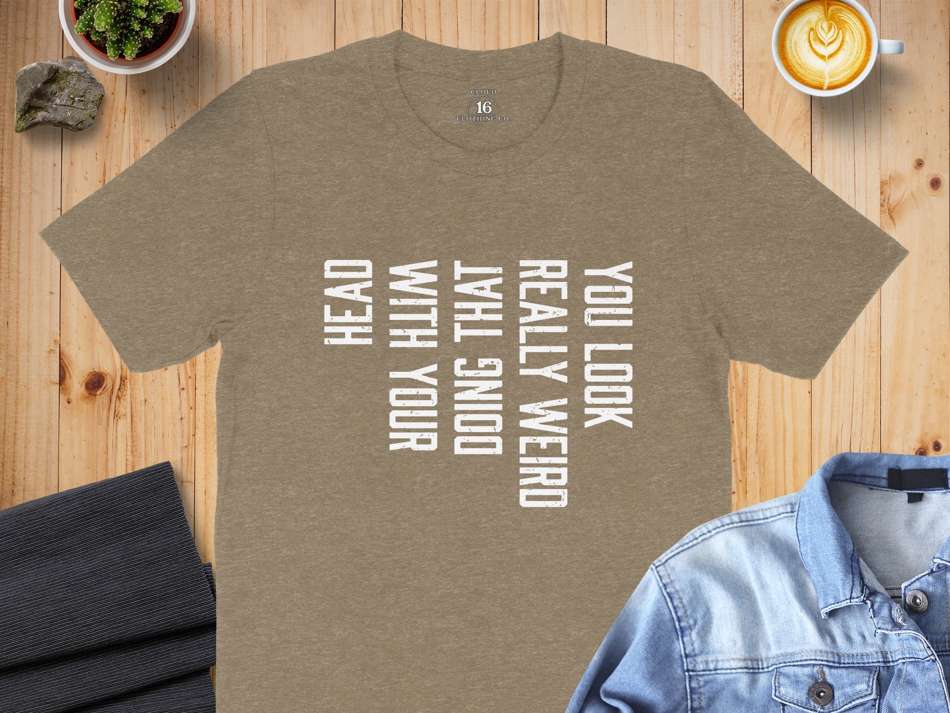 You Look Really Weird Head Tilt Graphic T-Shirt