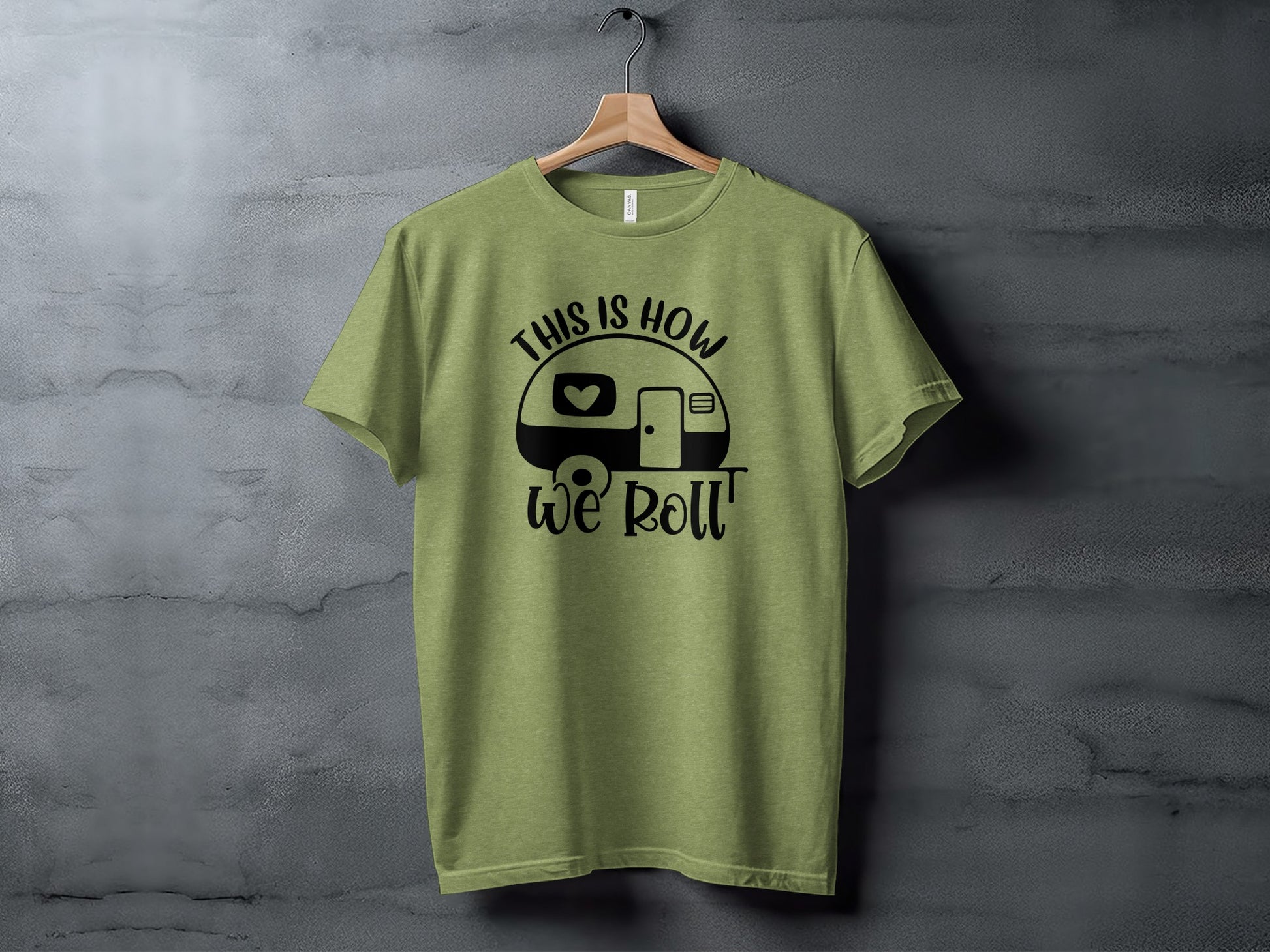 This is How We Roll Camper Graphic For Adventurers T-Shirt T-Shirt - Outdoor & Adventure Collection - Mile Marker 16 Gear by Cloud 16 Clothing Co.