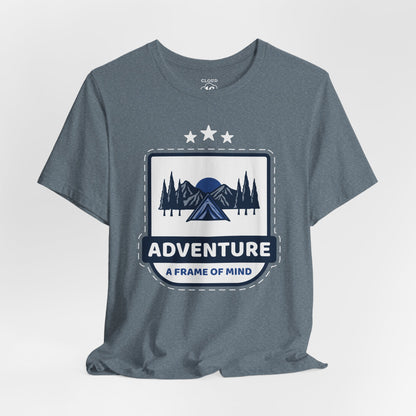 Adventure Awaits Unisex T-Shirt - Outdoor Explorer Hiking Tee