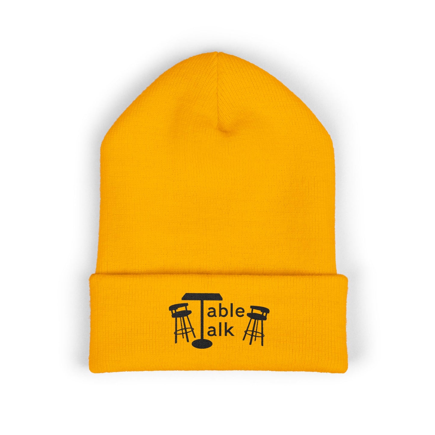 Table Talk Logo Embroidered Cuffed Beanie