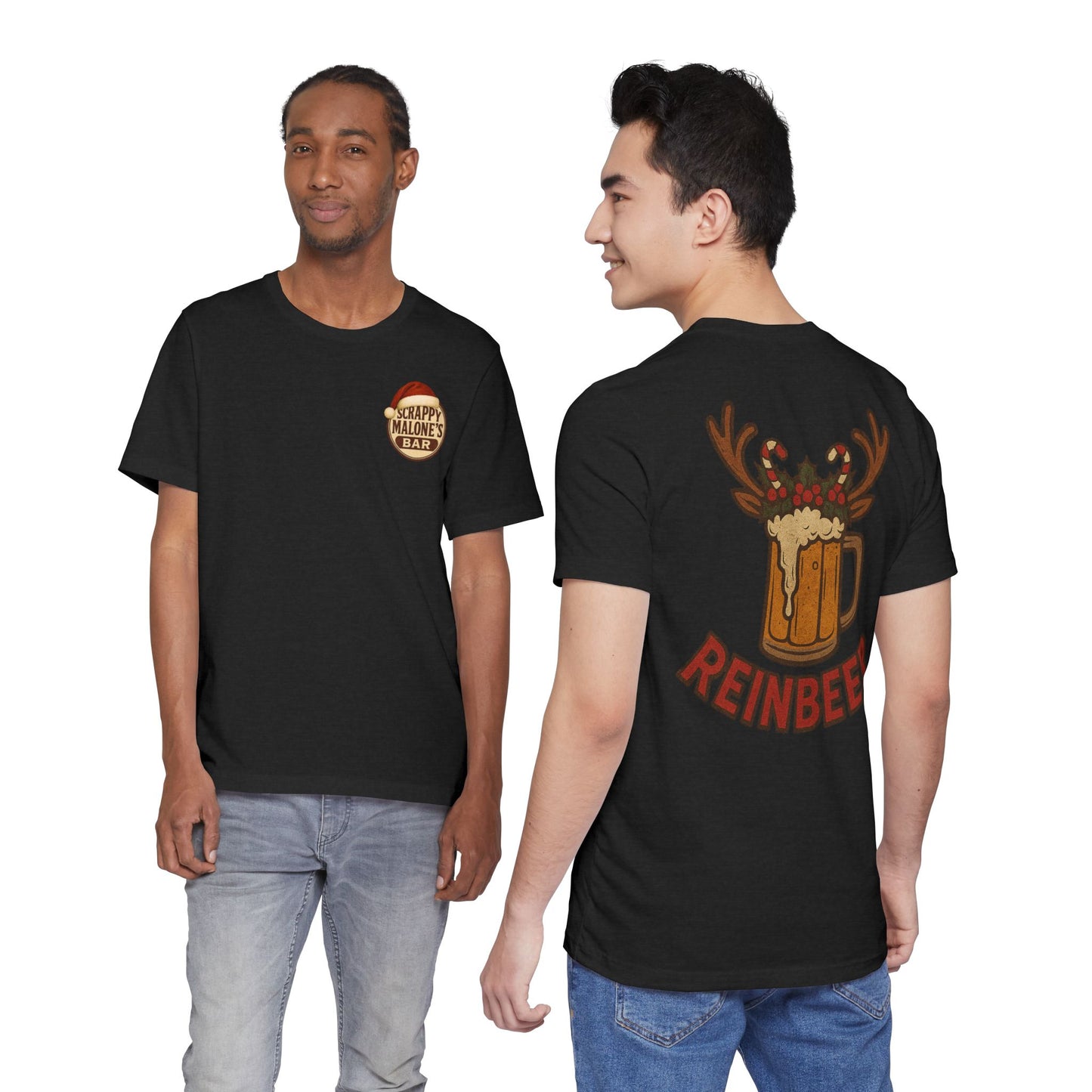 Scrappy Malone's Bar 'ReinBeer' Christmas Tee