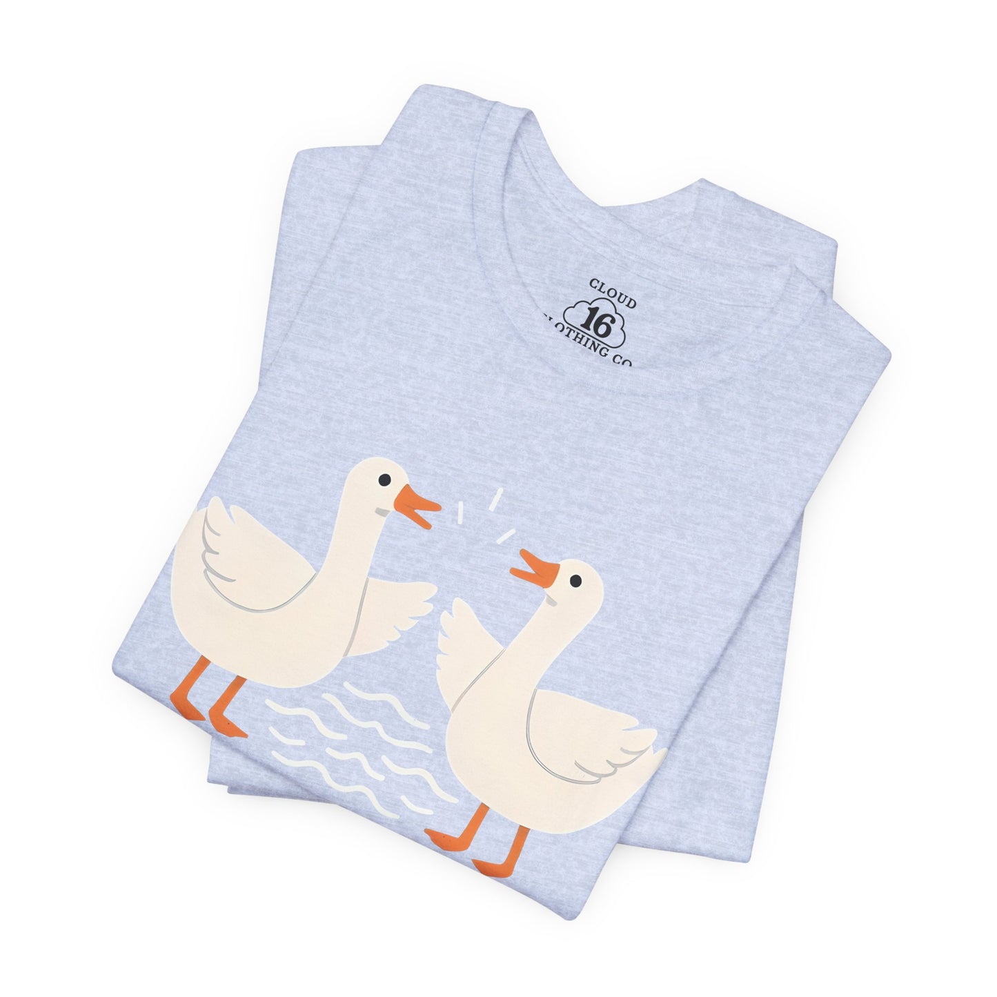 Goose Bumps Funny T-Shirt - Unisex Casual Tee for Animal Lovers