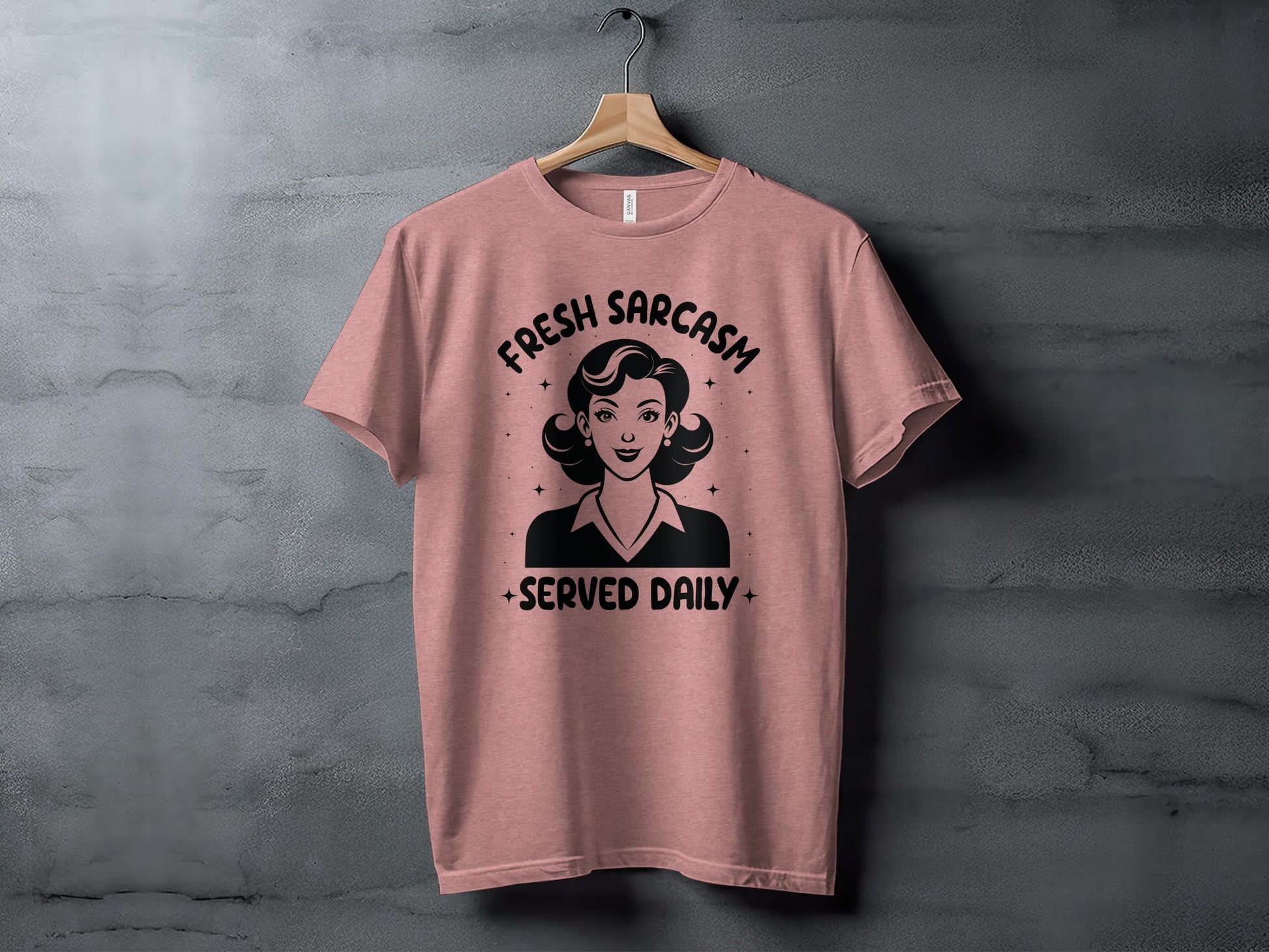 Fresh Sarcasm Served Daily Graphic T-Shirt