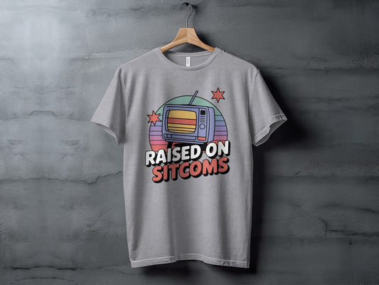 Raised On Sitcoms Graphic Tee T-Shirt
