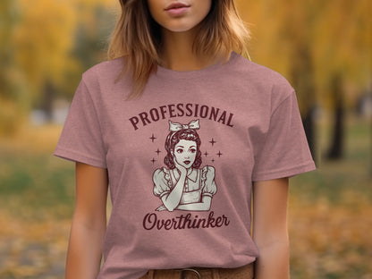 Professional Overthinker Graphic T-Shirt for Women