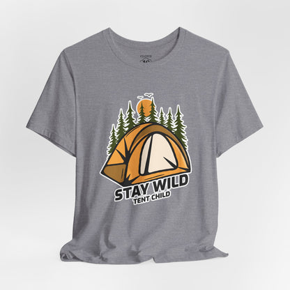 Stay Wild Adventure Camping T-Shirt - Outdoor Nature Lover Gift