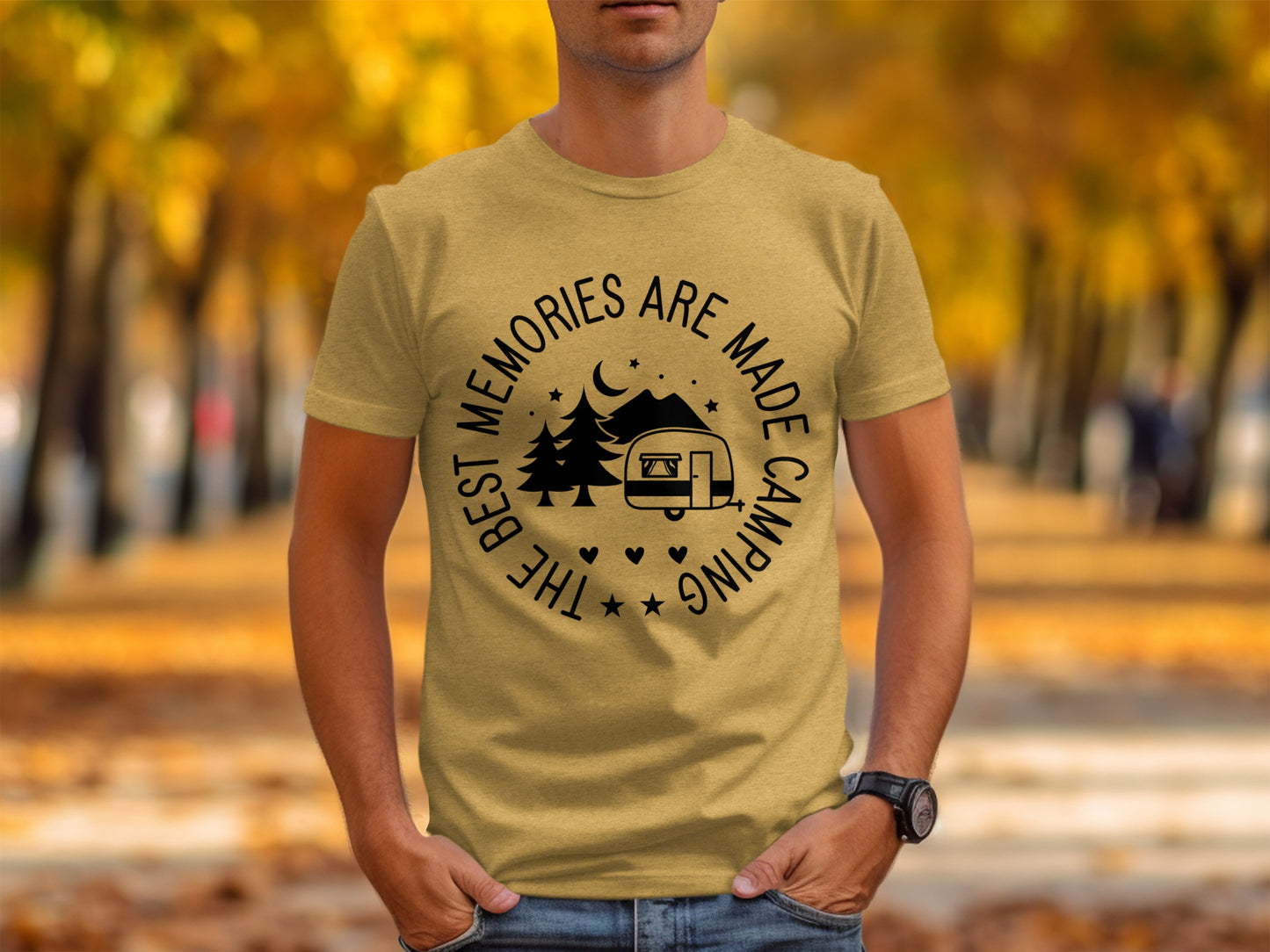 The Best Memories are Made Camping T-Shirt T-Shirt - Outdoor & Adventure Collection - Mile Marker 16 Gear by Cloud 16 Clothing Co.