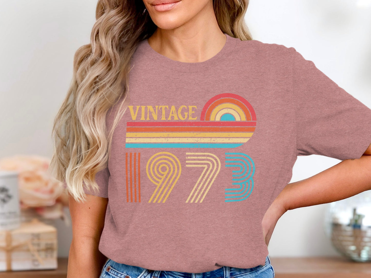 Vintage 1973 Graphic Tee Women's T-Shirt Retro Style