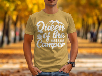 Queen of the Camper Graphic Print Camping Lover T-Shirt T-Shirt - Outdoor & Adventure Collection - Mile Marker 16 Gear by Cloud 16 Clothing Co.