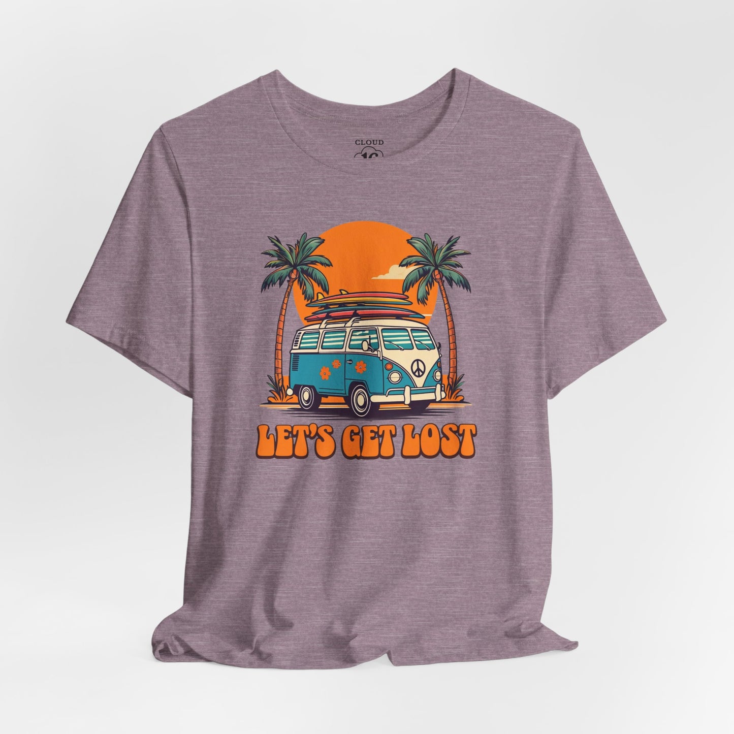 Let's Get Lost Retro Adventure Tee - Unisex Travel Shirt for Nature Lovers
