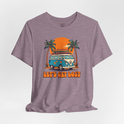 Let's Get Lost Retro Adventure Tee - Unisex Travel Shirt for Nature Lovers