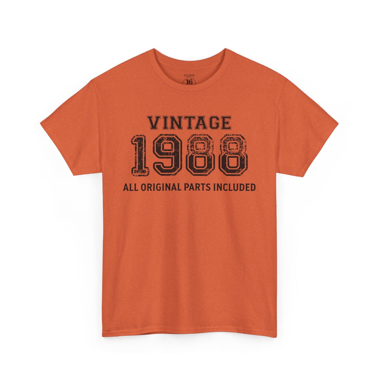 Vintage 1988 Retro T-Shirt - Premium Unisex Cotton Tee