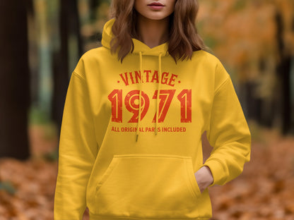 Vintage 1971 All Original Parts Included Hoodie