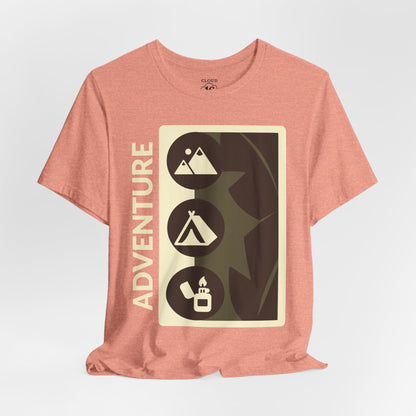Adventure Camping T-Shirt - Unisex Outdoor Hiking Tee for Nature Lovers