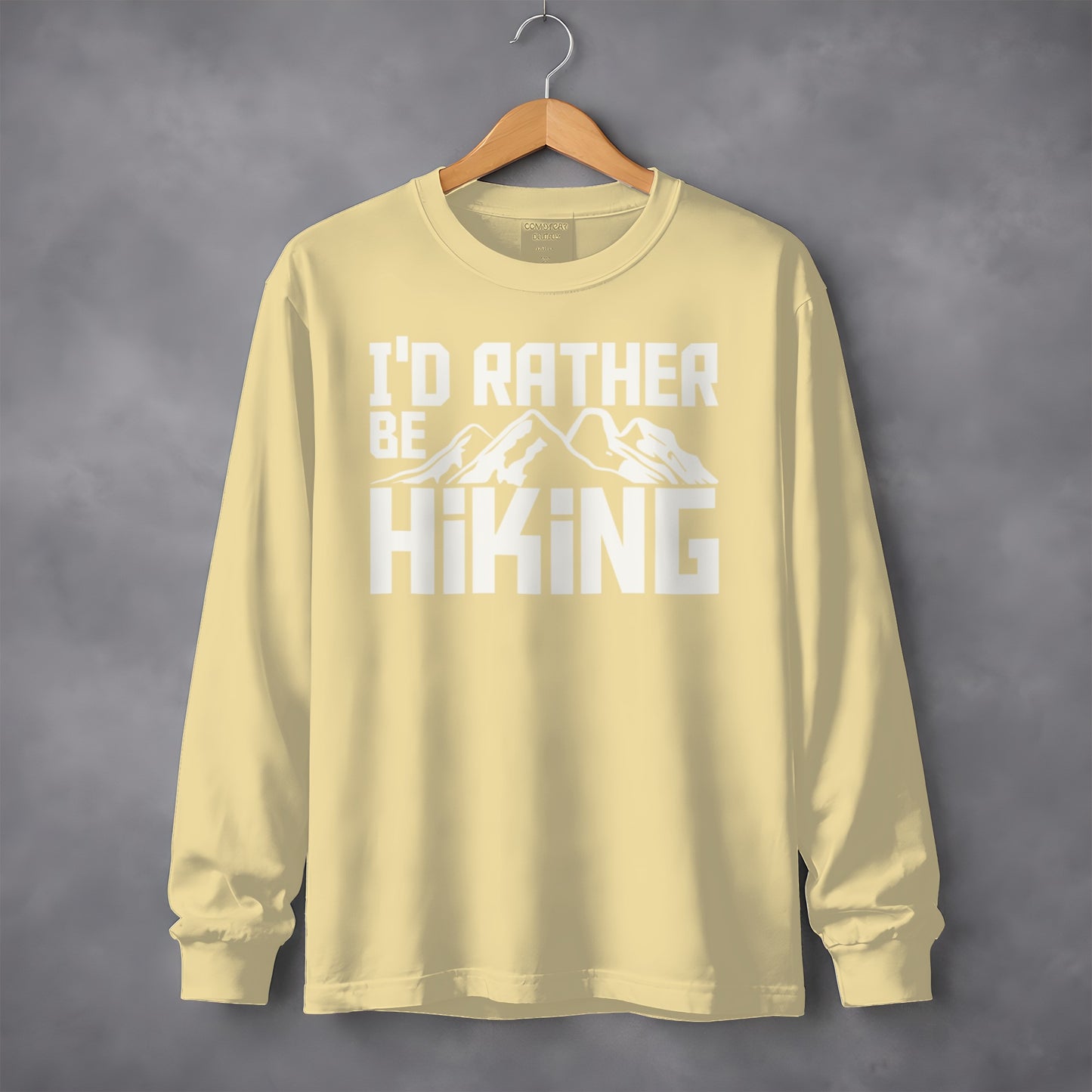 I'd Rather Be Hiking Long-Sleeve Shirt