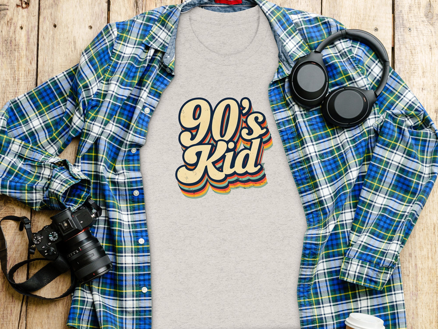 Nostalgic 90's Kid Retro Style Statement Shirt
