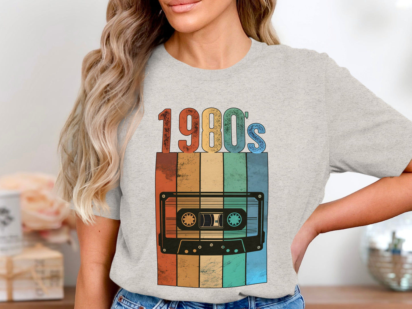 Retro 1980s Cassette Tape Graphic T-Shirt