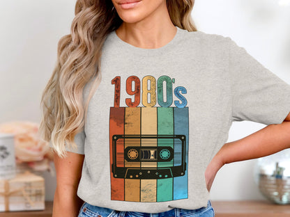 Retro 1980s Cassette Tape Graphic T-Shirt