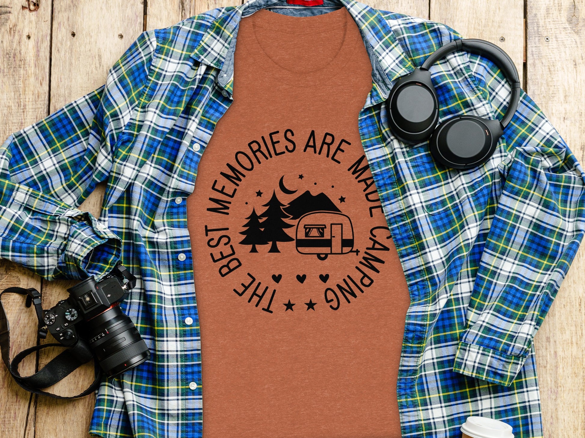 The Best Memories are Made Camping T-Shirt T-Shirt - Outdoor & Adventure Collection - Mile Marker 16 Gear by Cloud 16 Clothing Co.