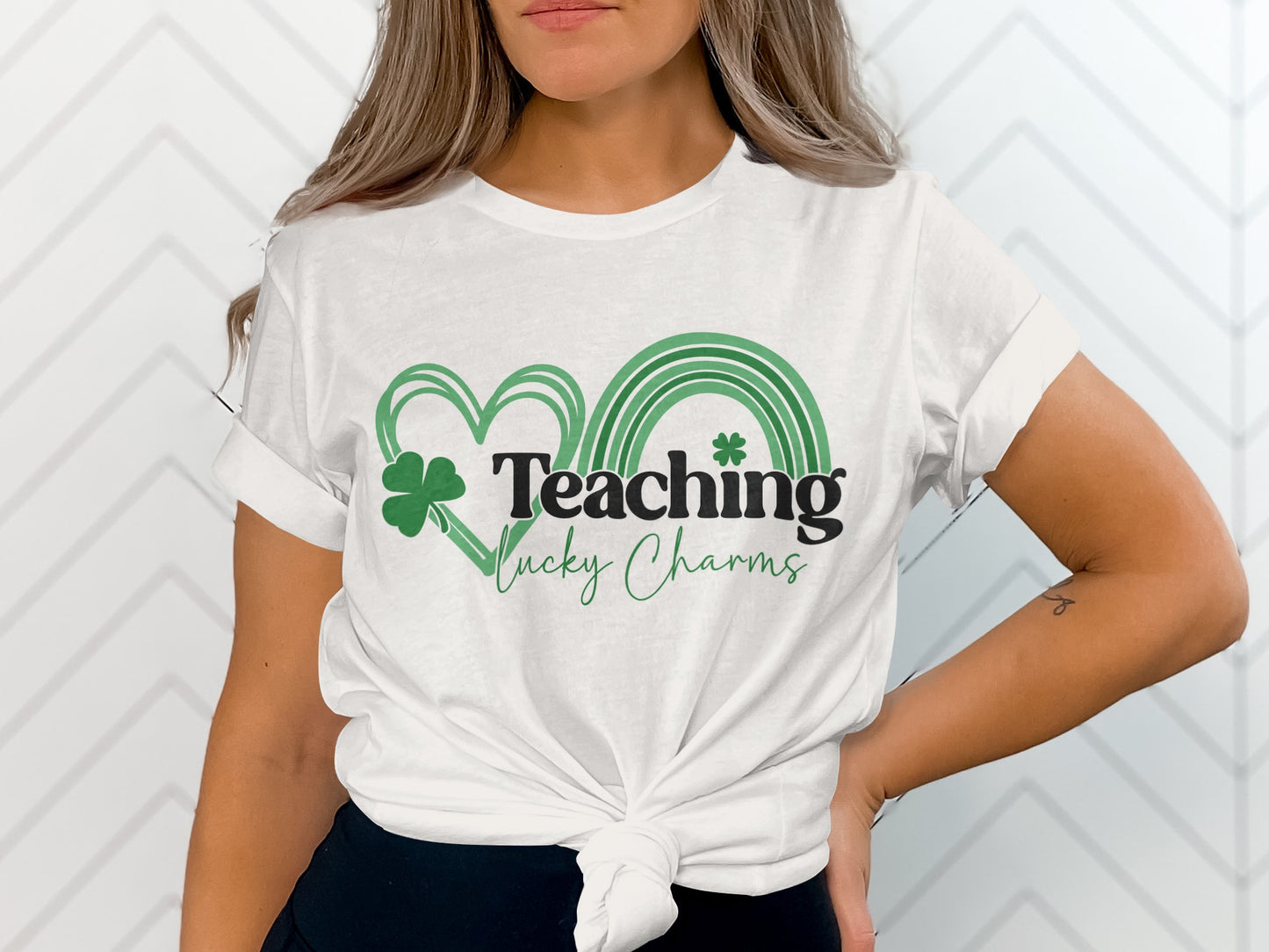 Teaching Lucky Charms Design T-shirt for Educators
