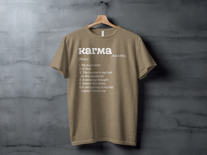 Relaxed Fit Karma Definition Graphic Tee