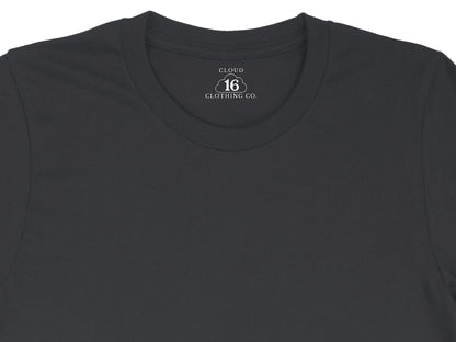 Cloud 16 Clothing Co Graphic Design Black T-Shirt