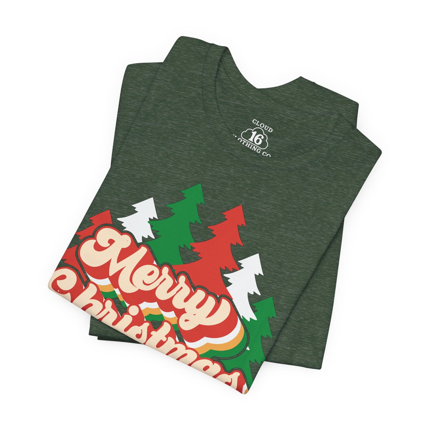 Retro Merry Christmas Tee - Vintage Holiday Unisex T-Shirt