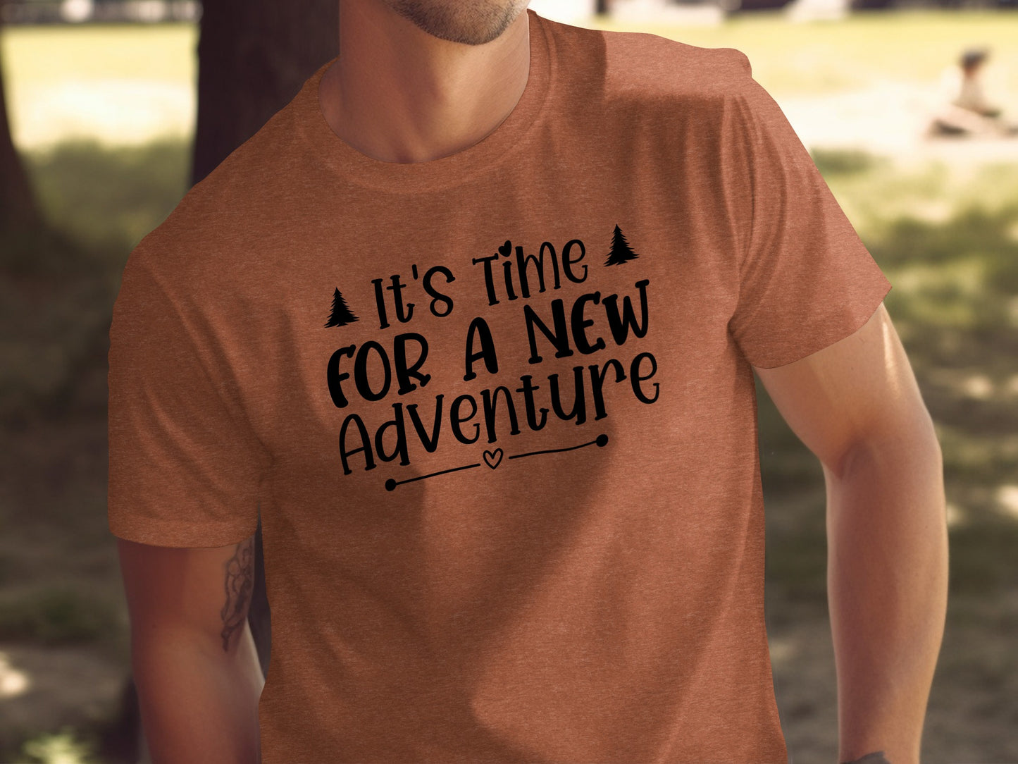 It's Time For A New Adventure Graphic Design T-Shirt T-Shirt - Outdoor & Adventure Collection - Mile Marker 16 Gear by Cloud 16 Clothing Co.