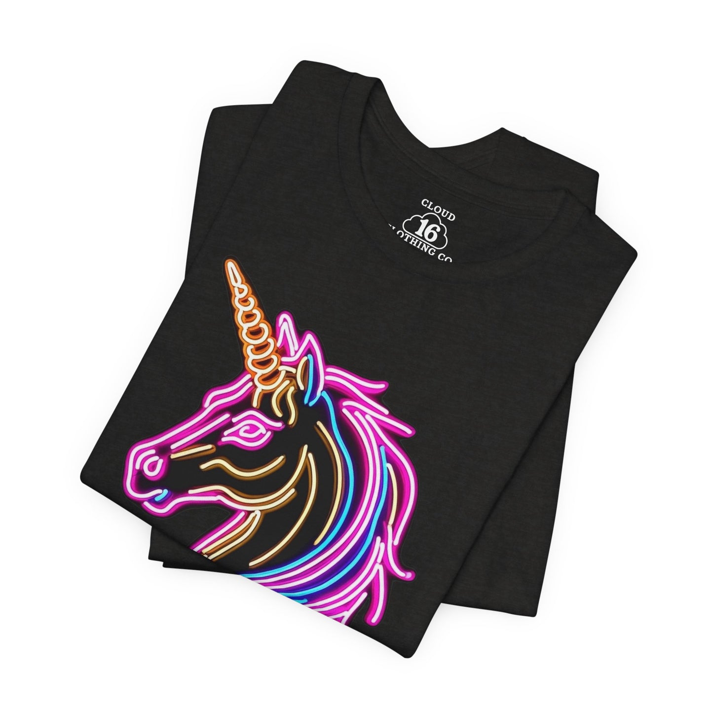 Unicorn Neon Graphic T-Shirt - Magical Tee for Festival & Everyday Wear