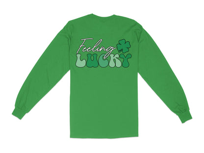 Scrappy Malone's Bar, Irish Pub, Shamrock, Round, Green, Vintage T-Shirt - Scrappy Malone's Bar 100-Proof Humor - Cloud 16 Clothing Co.