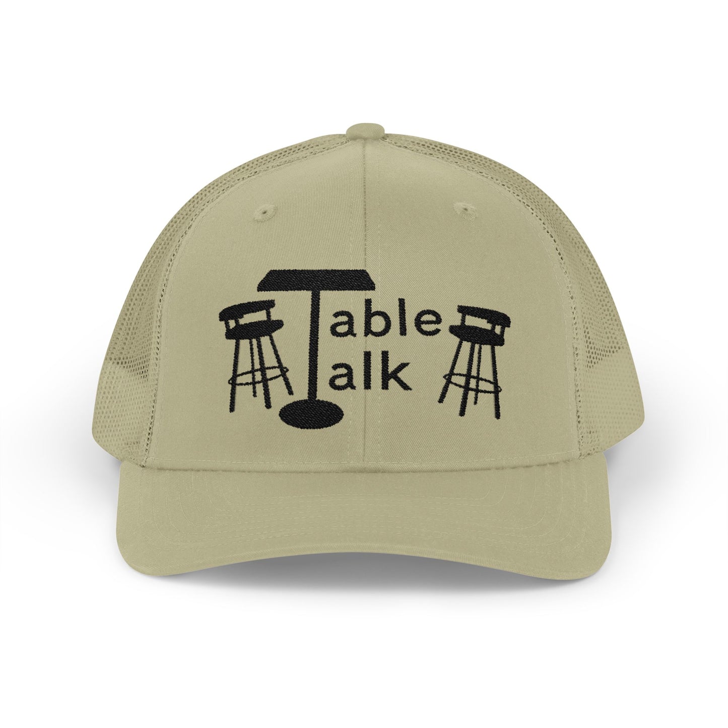 Table Talk Logo Embroidered Snapback Trucker Cap
