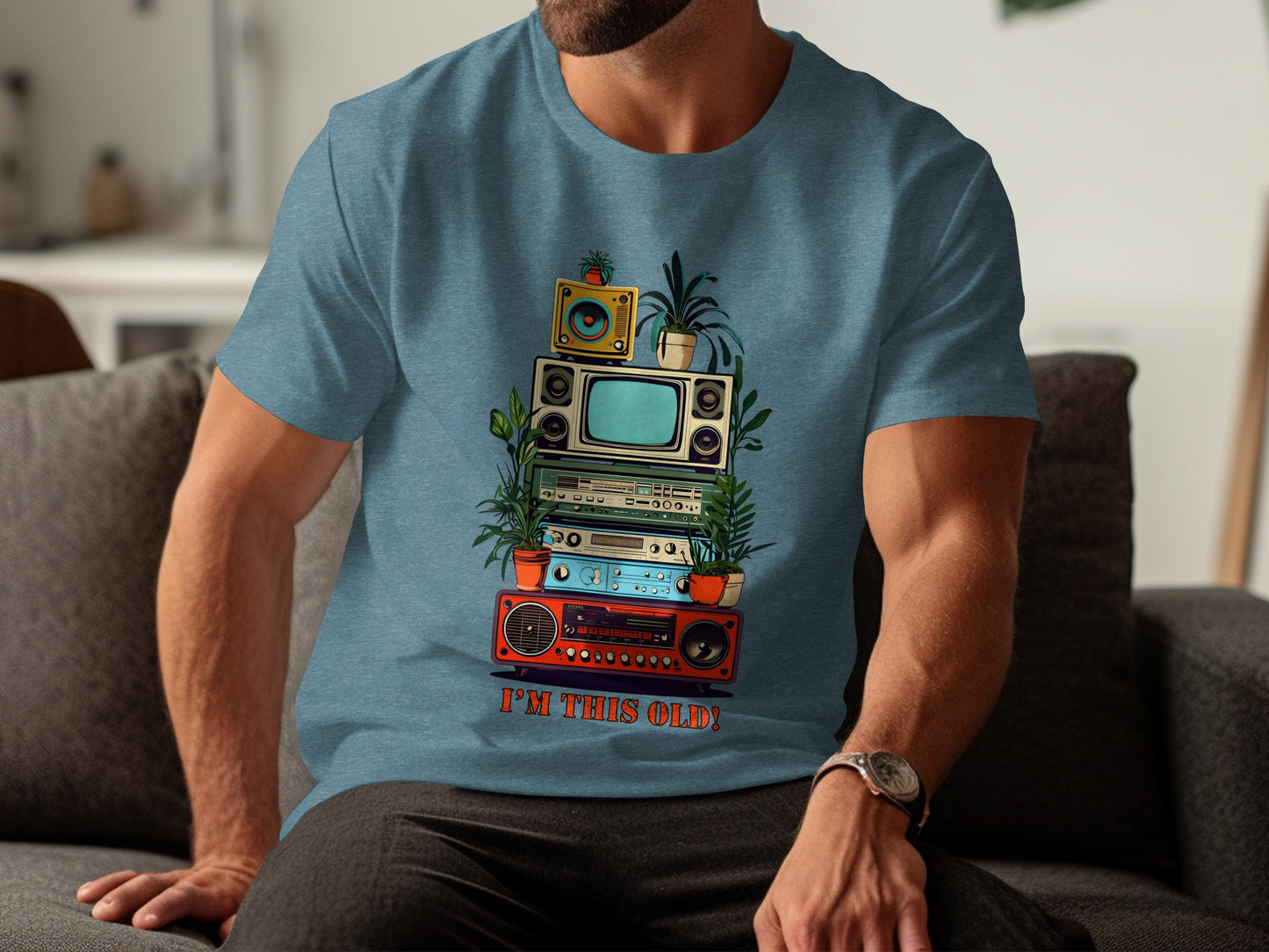 Vintage Electronics Graphic I'm This Old! T-shirt